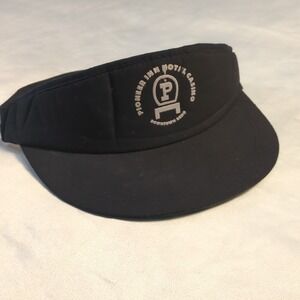 Pioneer Inn And Hotel Casino Vintage White Hat Visor‎ 90s Reno Nevada Casino